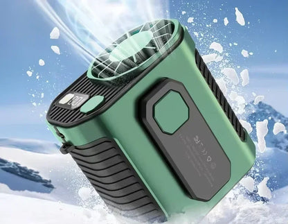 20000Mah with Strong Light 100Speed Waist Mounted Fan High-Temperature Outdoor Work Room Welding Site Portable Waist-Mounted Fan